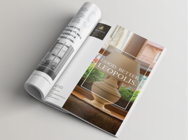 Дизайн рекламного журнала отеля «Леополис»